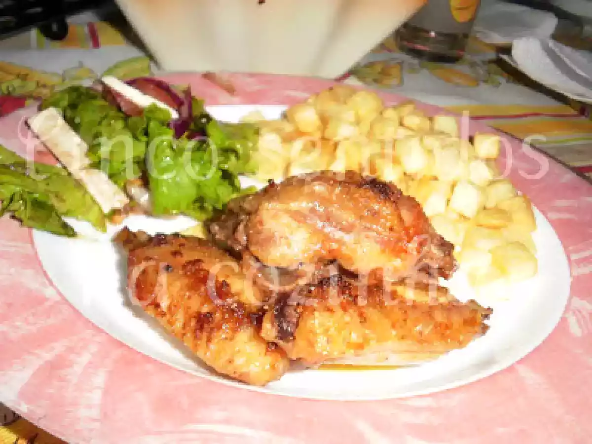 Pedaços de frango no forno com mistura para aves - foto 2
