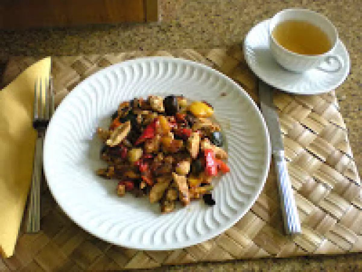 Peito de Frango com Legumes Grelhados