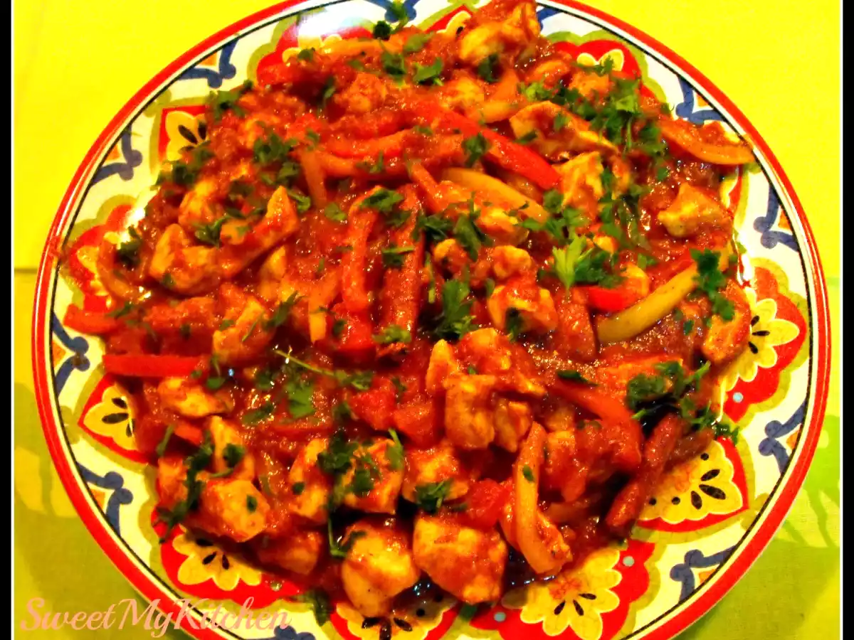Peito de frango com molho exótico