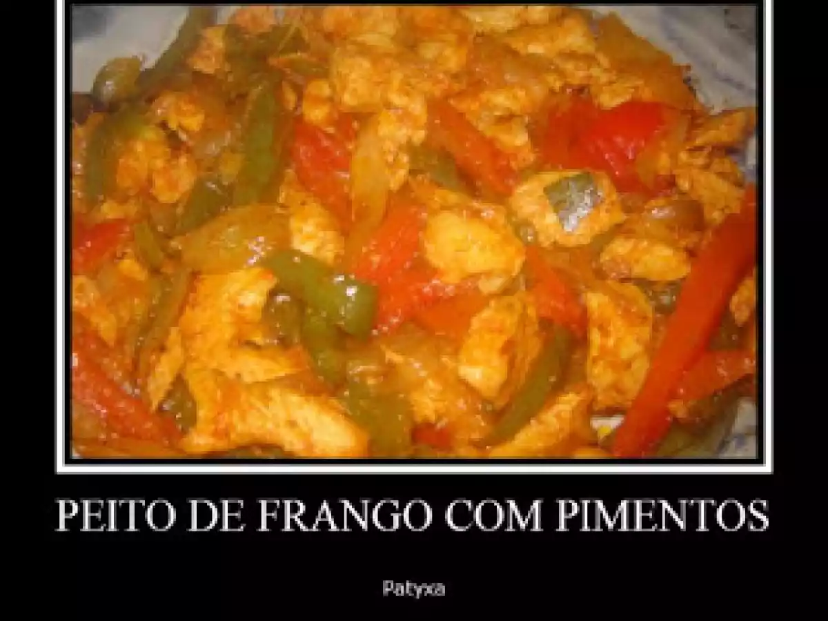 Peito de Frango com Pimentos