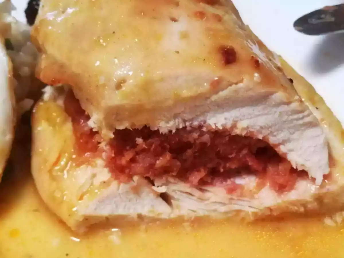 Peito de frango recheado com farinheira - foto 2