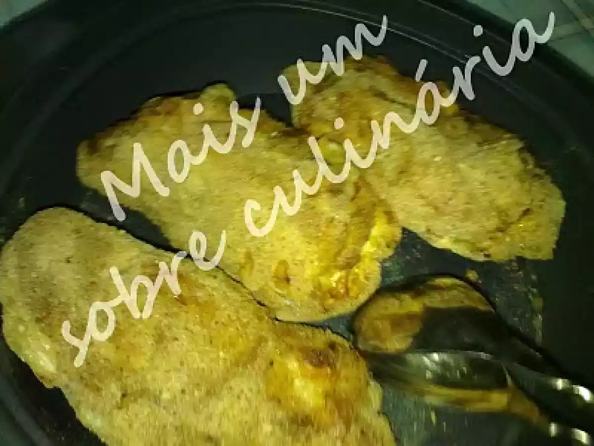 Peito de frango recheado com queijo e fiambre