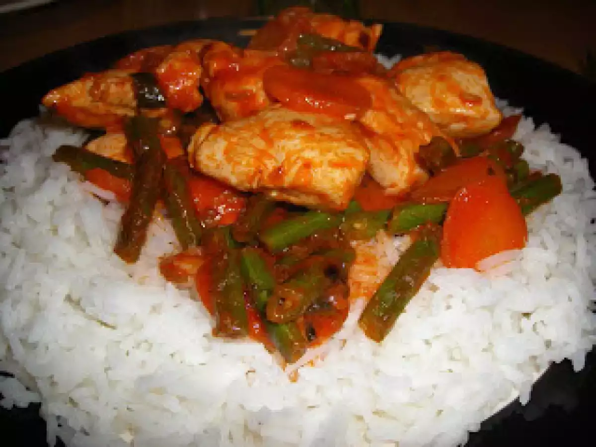 Peito de frango semifrito com limão e arroz - foto 3