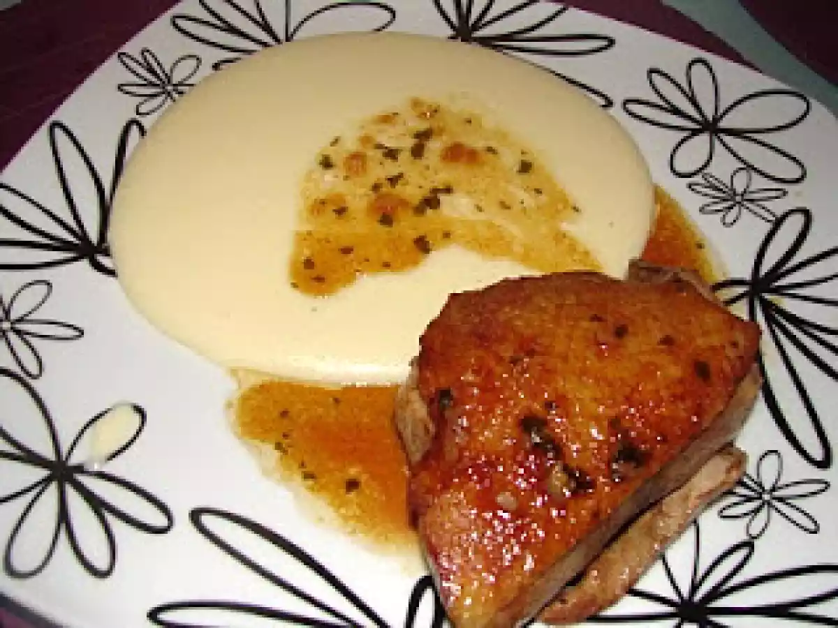 Peito de Pato c/ Mel e Coentros