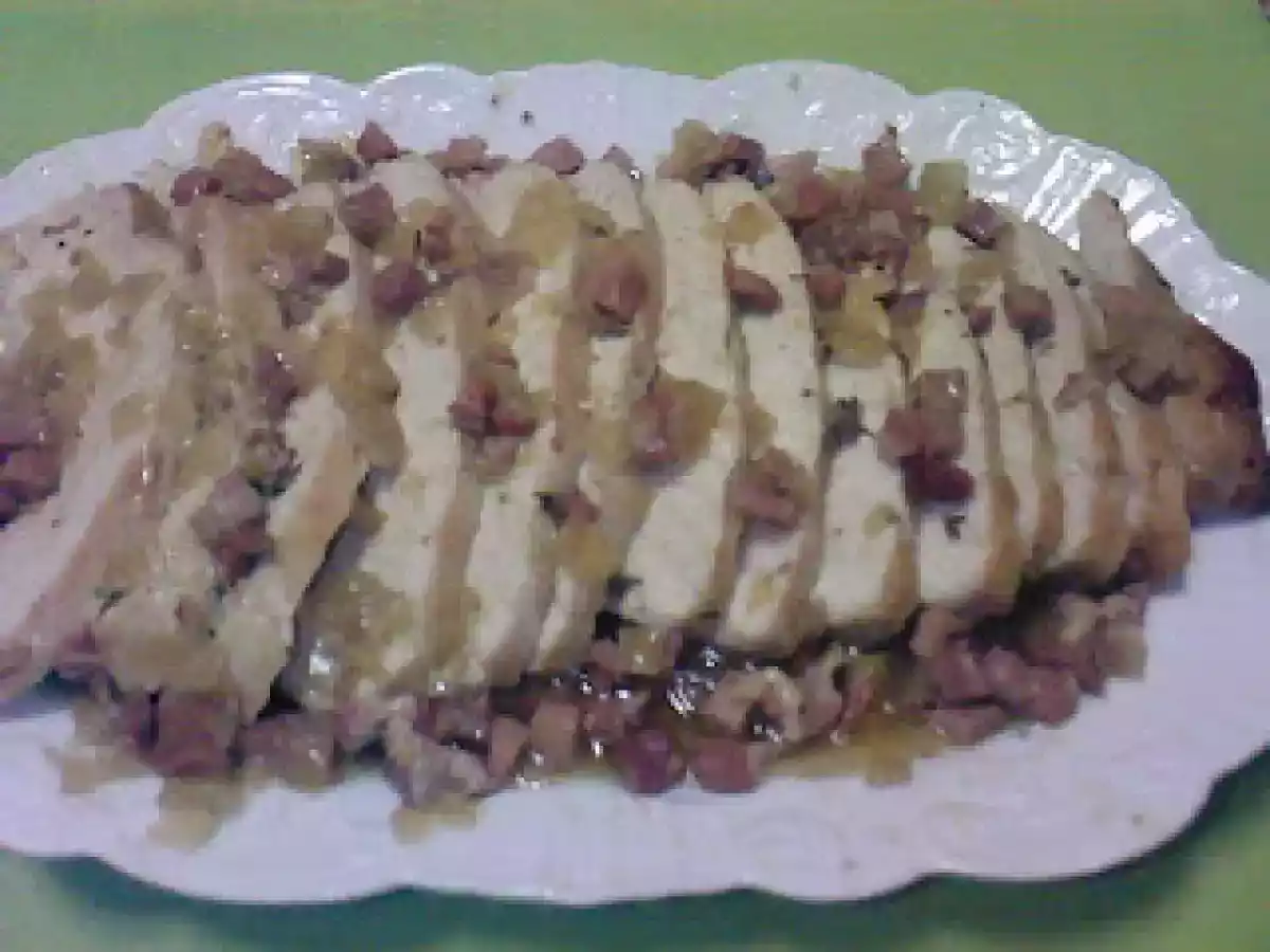 Peito de peru assado aromático