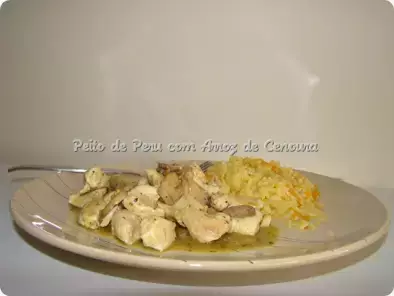 Peito de Peru com Arroz de Cenoura - foto 2