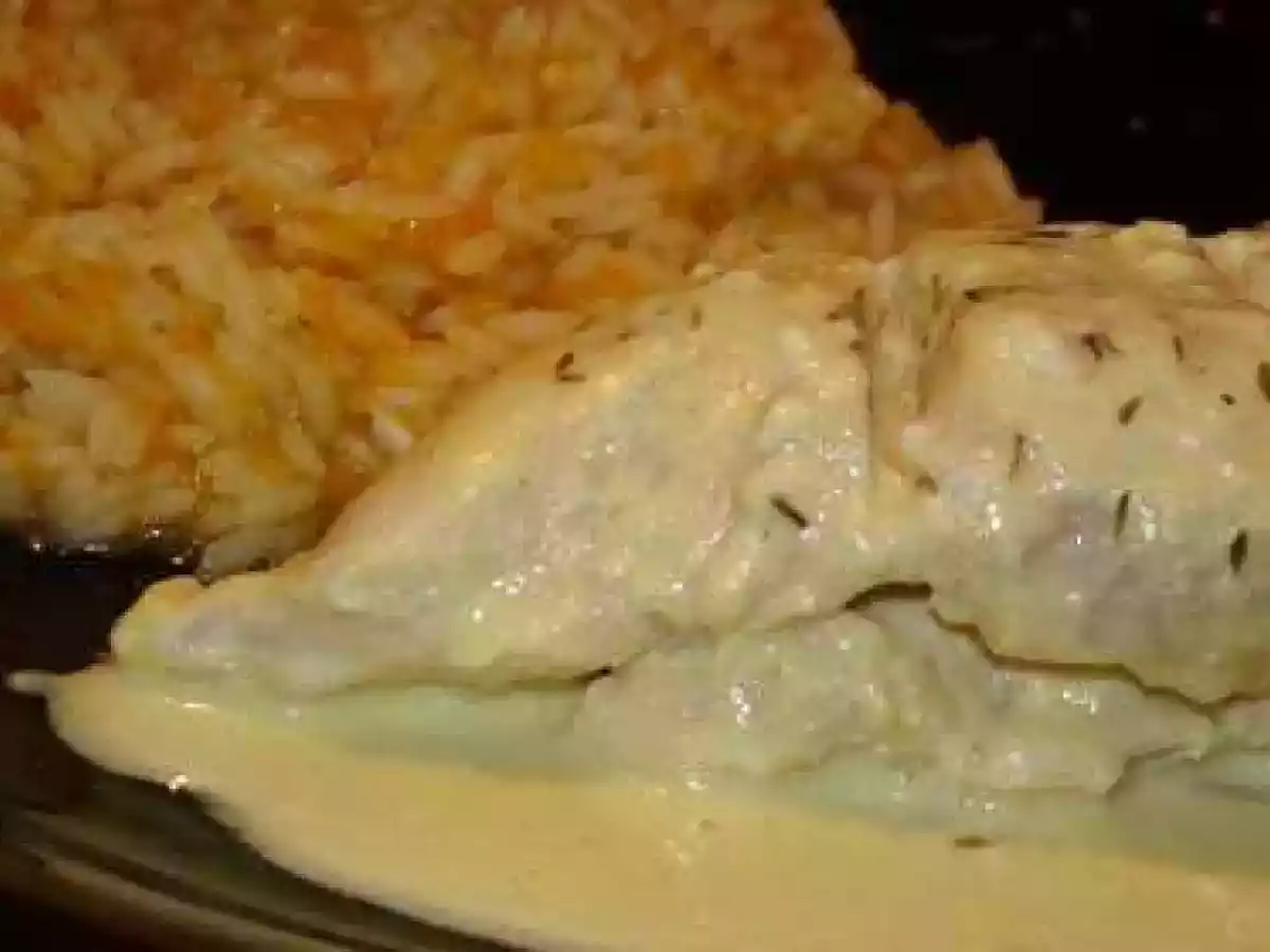 Peitos de frango com molho de mostarda
