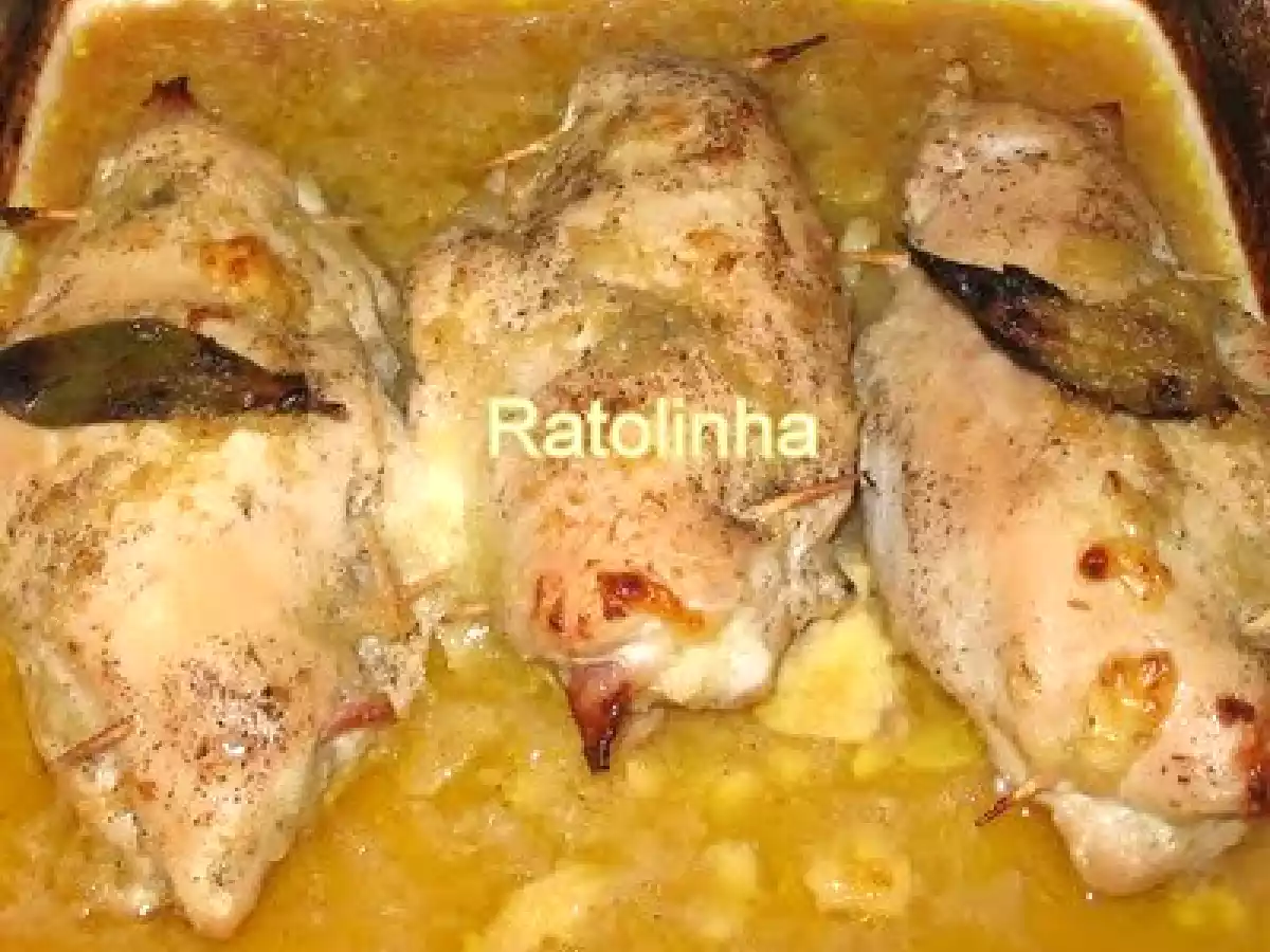 Peitos de Frango Recheados com Bacon e Queijo