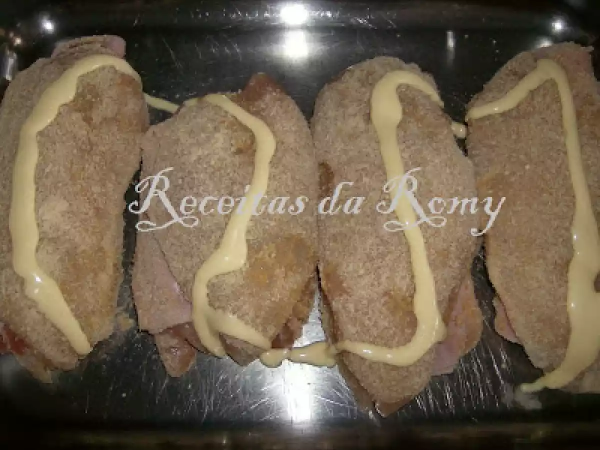 Peitos de frango recheados com fiambre, presunto e queijo - foto 2