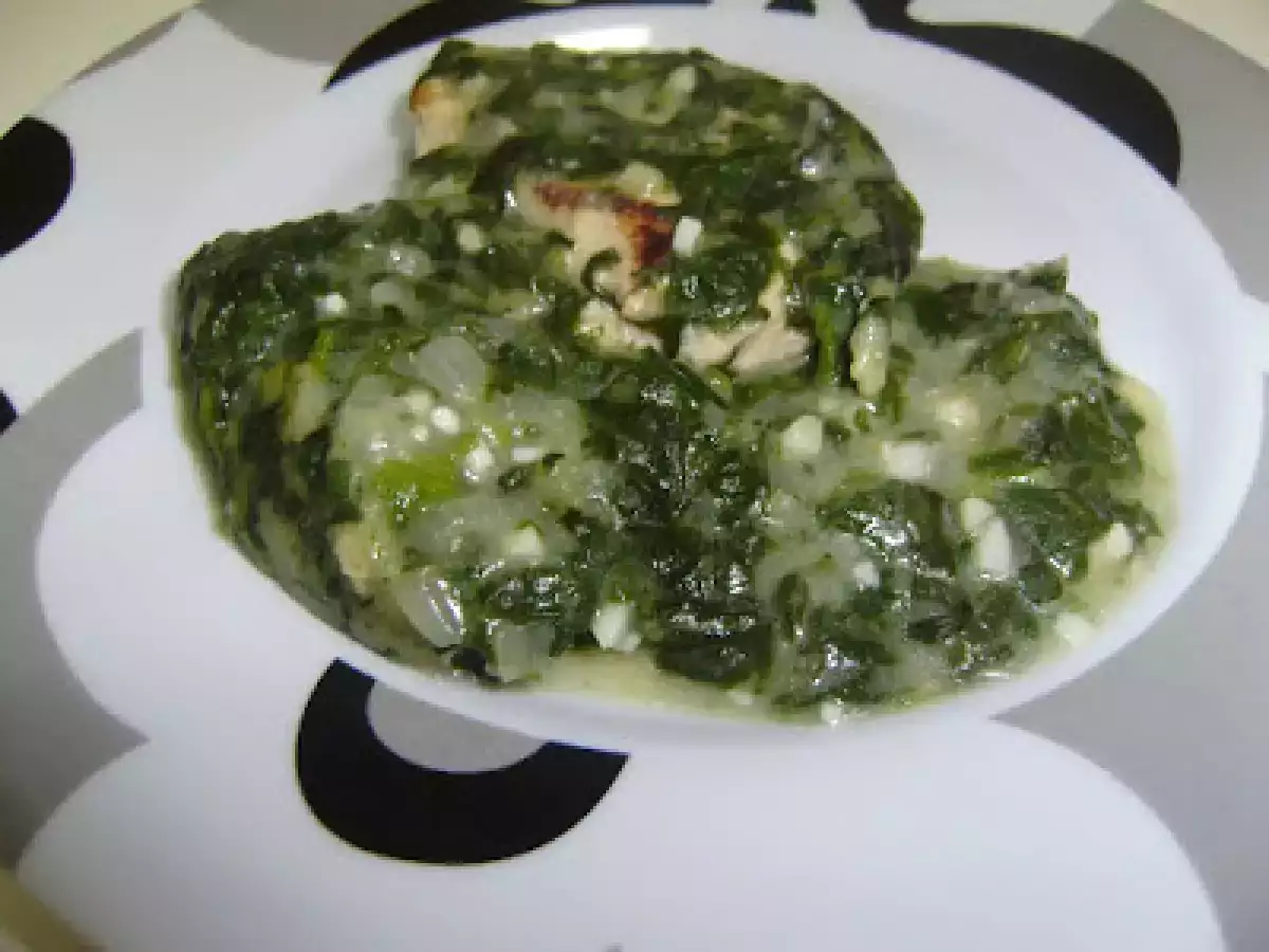 Peixe à Florentina com Inhame