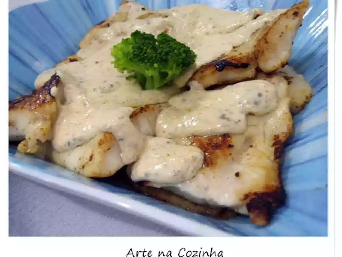 Peixe ao molho de catupiry e mostarda - foto 2