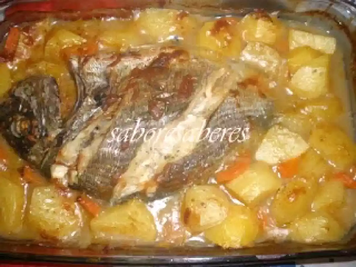 Peixe assado no forno com Creme de Marisco e Cerveja - foto 2