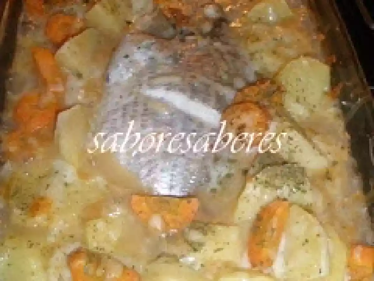 Peixe assado no forno com Creme de Marisco e Cerveja - foto 3