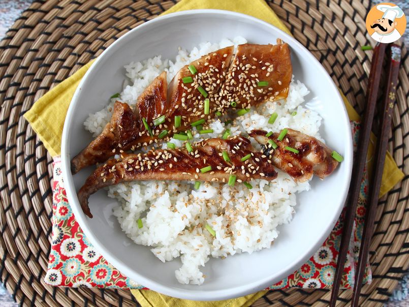 Peixe cavala marinado com shoyu (molho de soja) e mel - foto 6