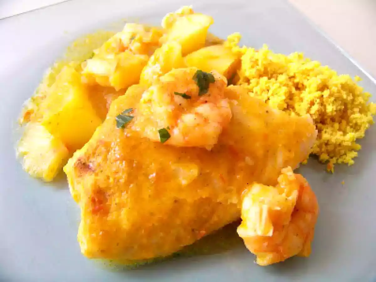 Peixe com molho de camarão - foto 2