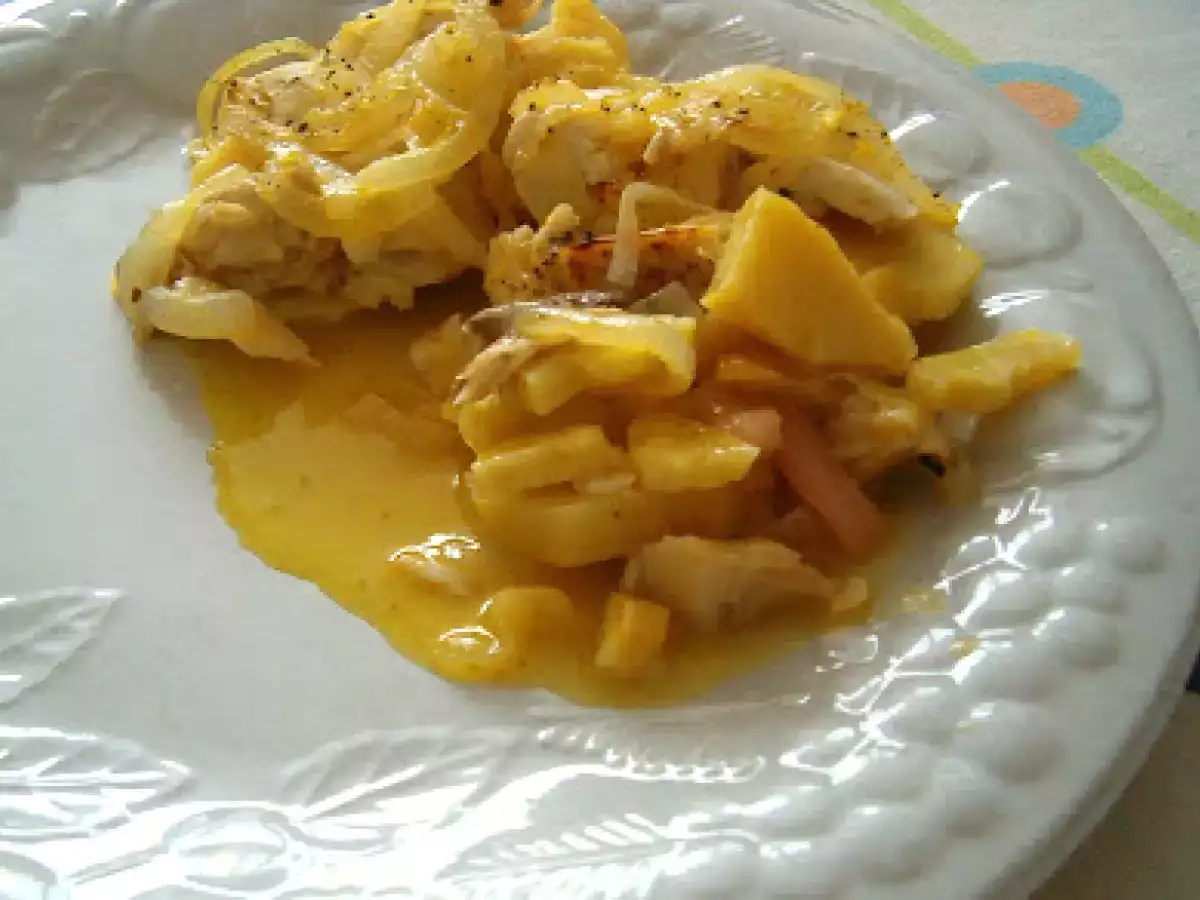 Peixe em caminha de legumes e bechamel de laranja - foto 2