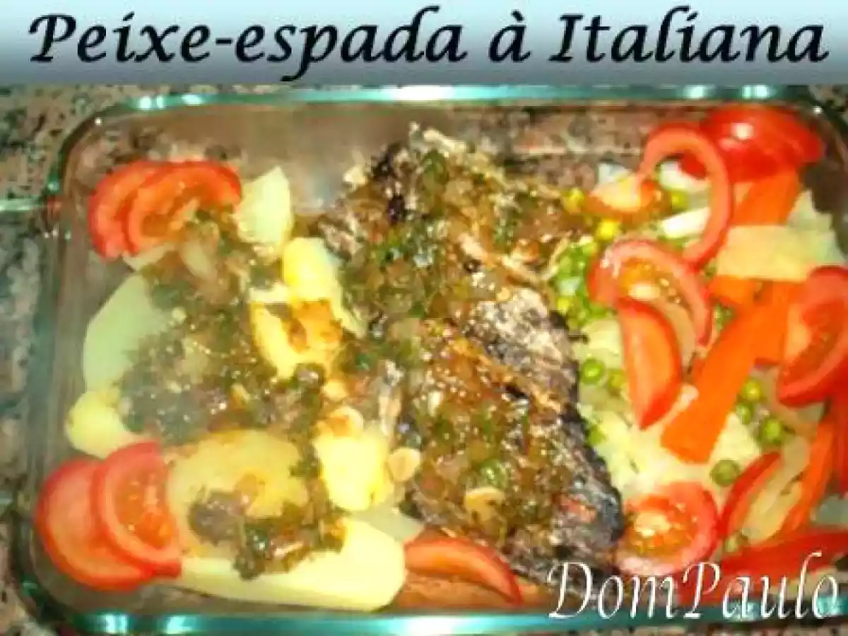 Peixe espada à italiana - foto 2