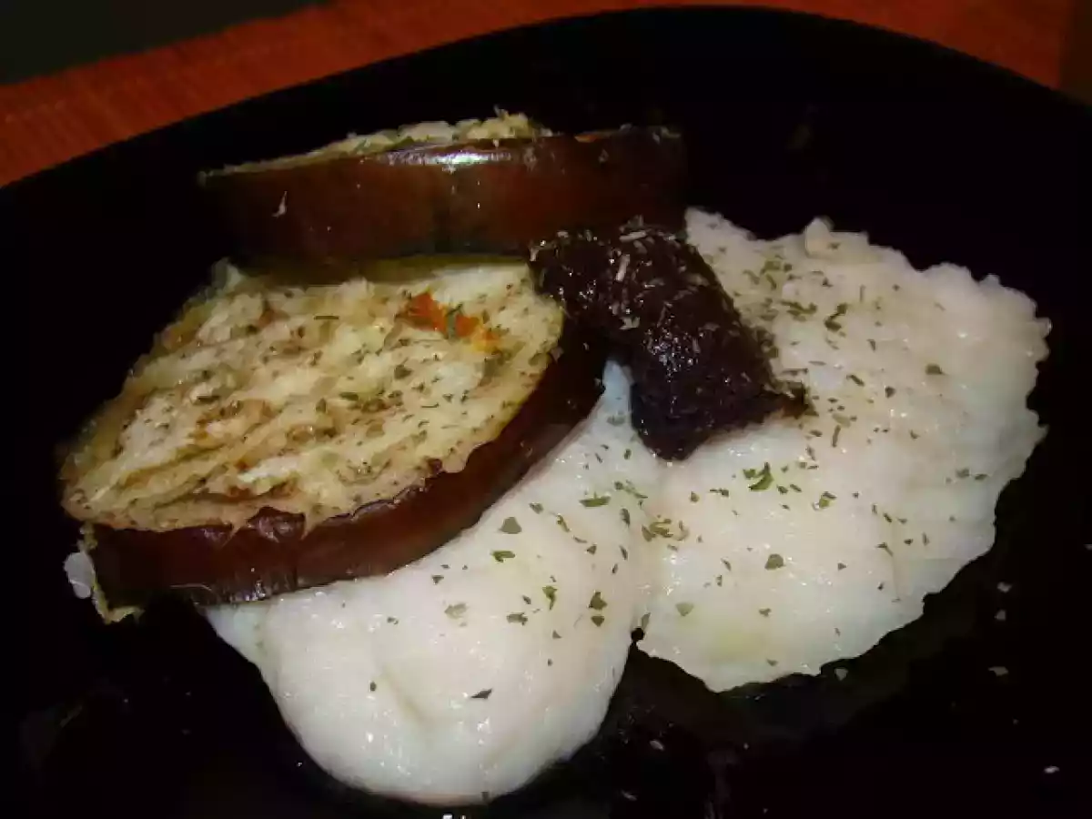 Peixe Gato e Beringela Grelhados com Pasta de Azeitona e Vinagre de Manga Creative - foto 3