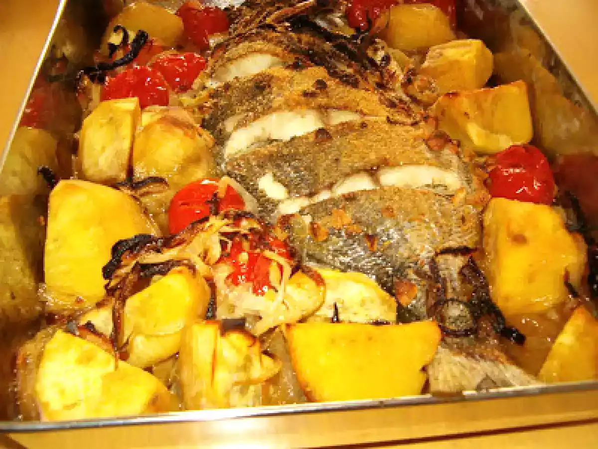 Peixe no forno