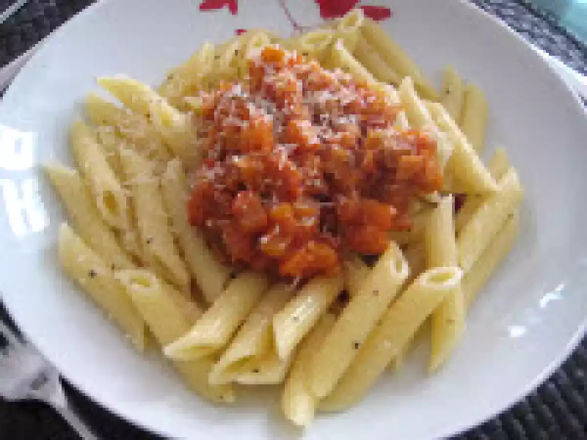 Penne all´arrabiata à moda de doc