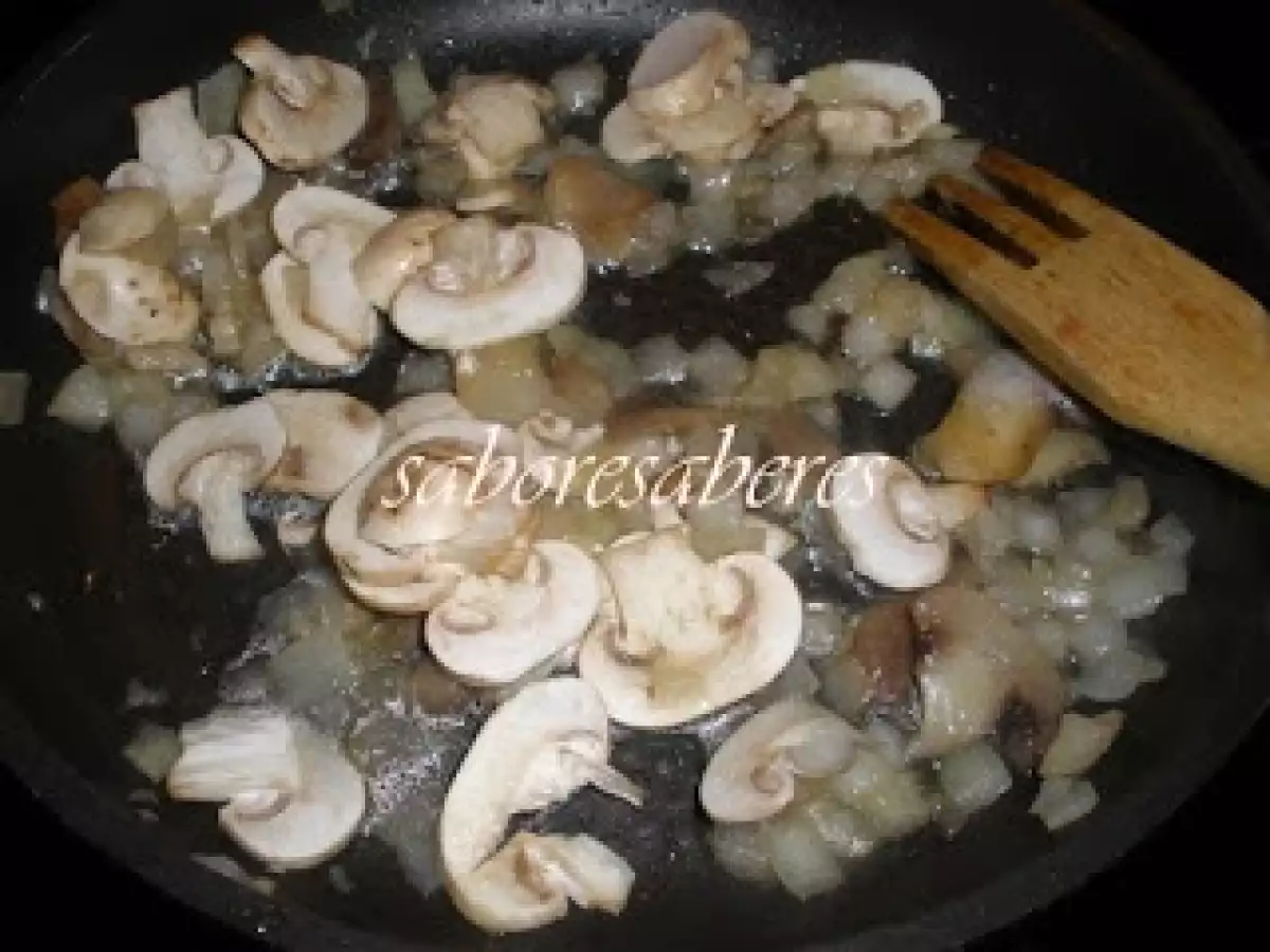 Penne com carne picada e natas à carbonara - foto 3