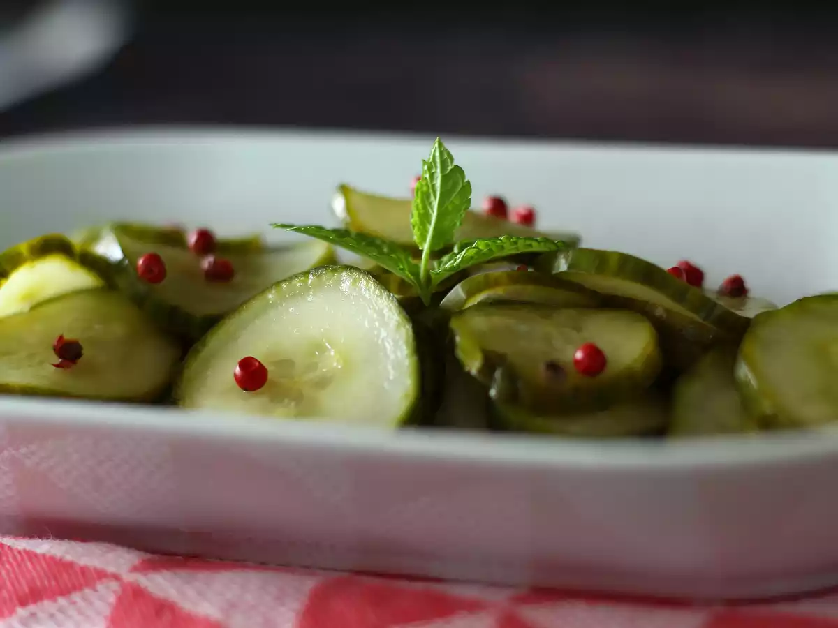 Pepino agridoce, um acompanhamento rápido e saboroso! - foto 2
