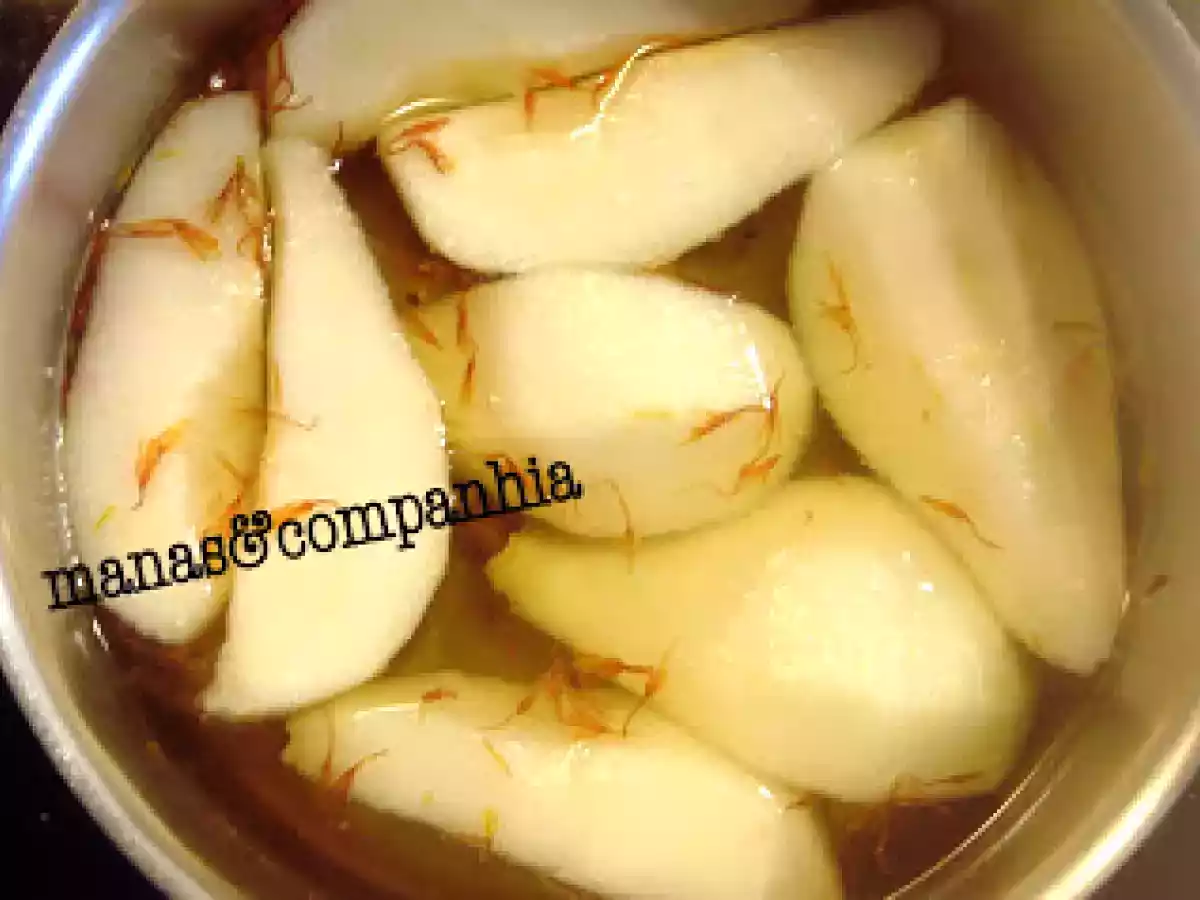 Pêras com açafrão (isa) - foto 3