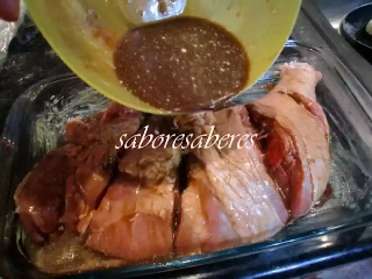 Perna de Peru assada à chinesa - foto 3
