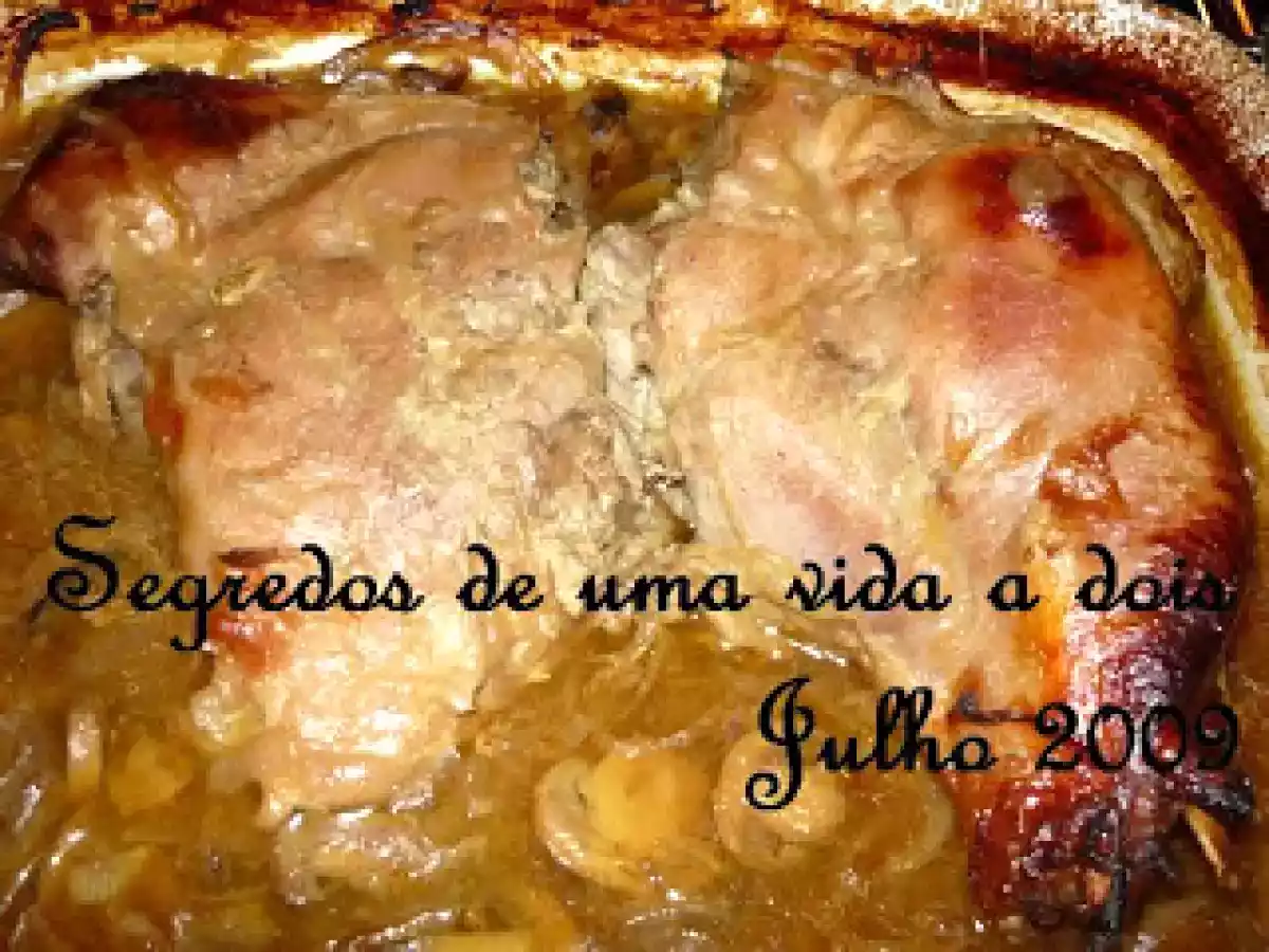 Perna de Peru e Arroz de Alho