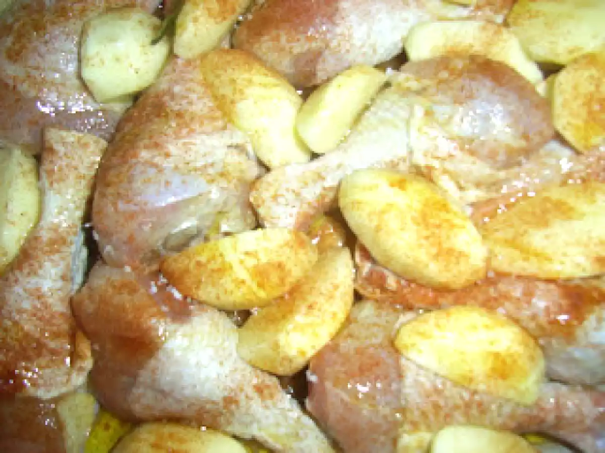 Pernas de frango assadas no forno. - foto 2