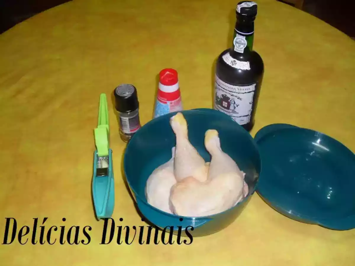 Pernas de Frango no Micro-ondas - foto 2