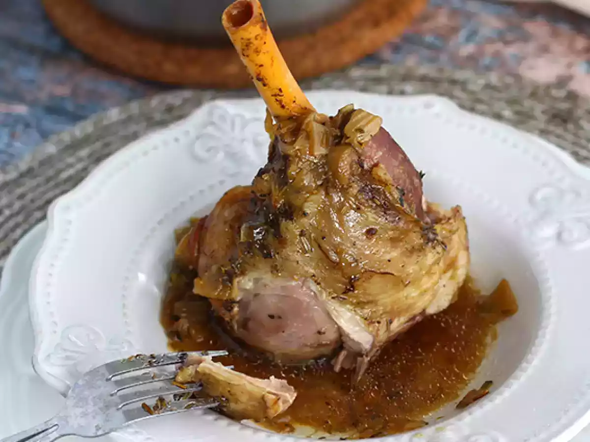 Pernil de cordeiro com mel e alecrim - foto 3
