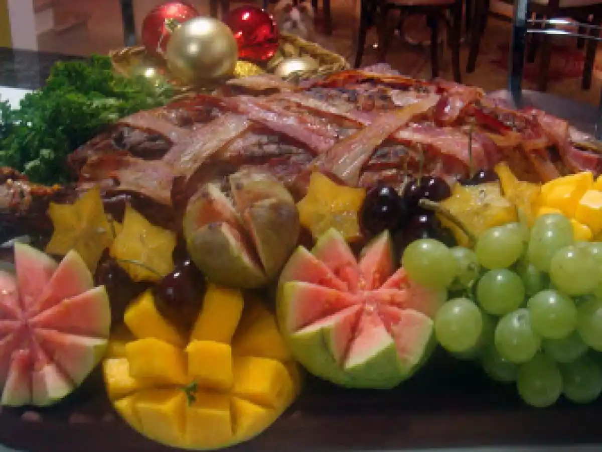 Pernil de Natal recheado e meus causos...