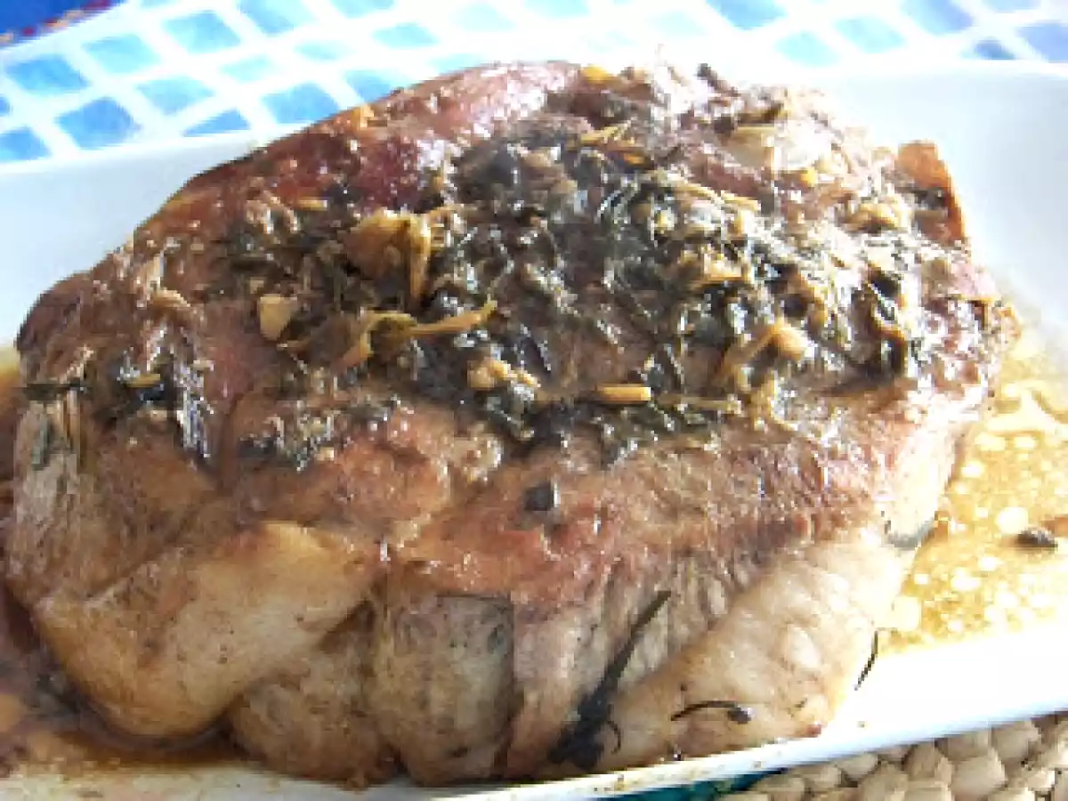 Pernil na Panela de Ferro e Selinho. - foto 3