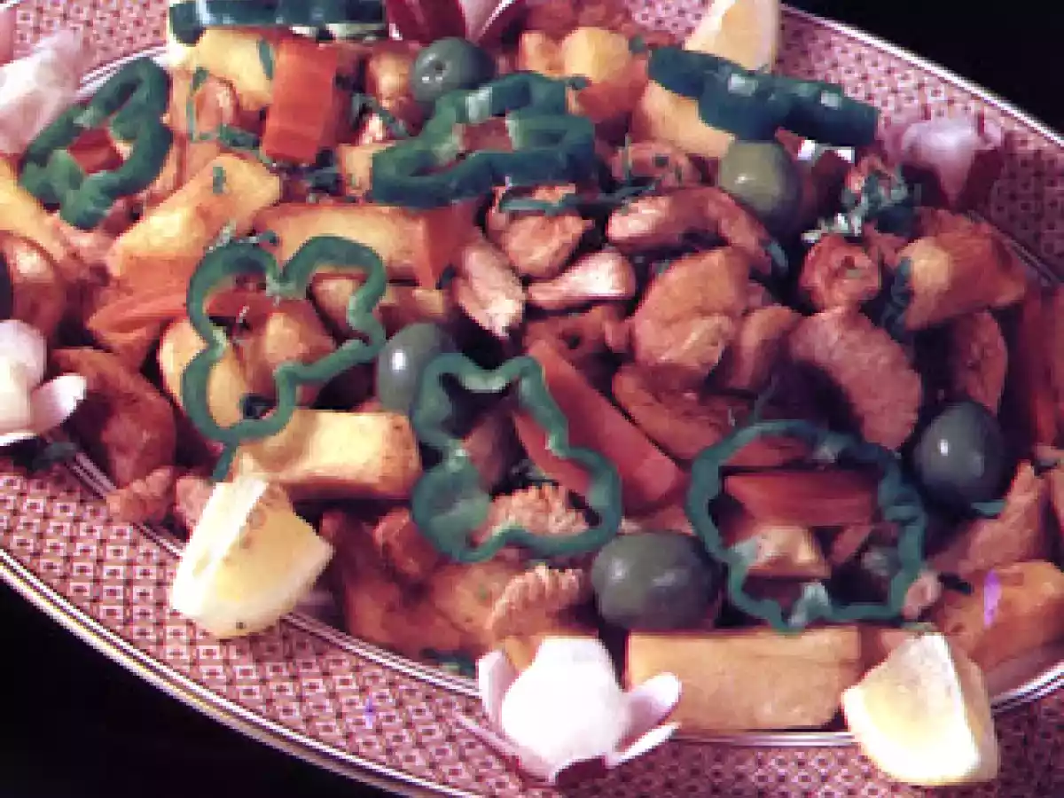 Peru Frito à Portuguesa