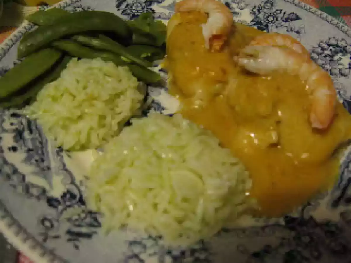 PESCADA COM CREME DE MARISCO