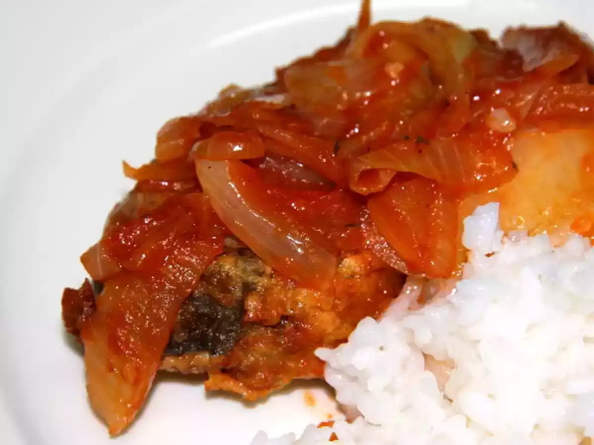 Pescada de cebolada