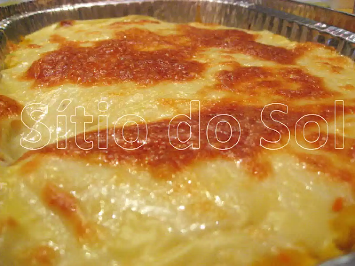 Pescada gratinada