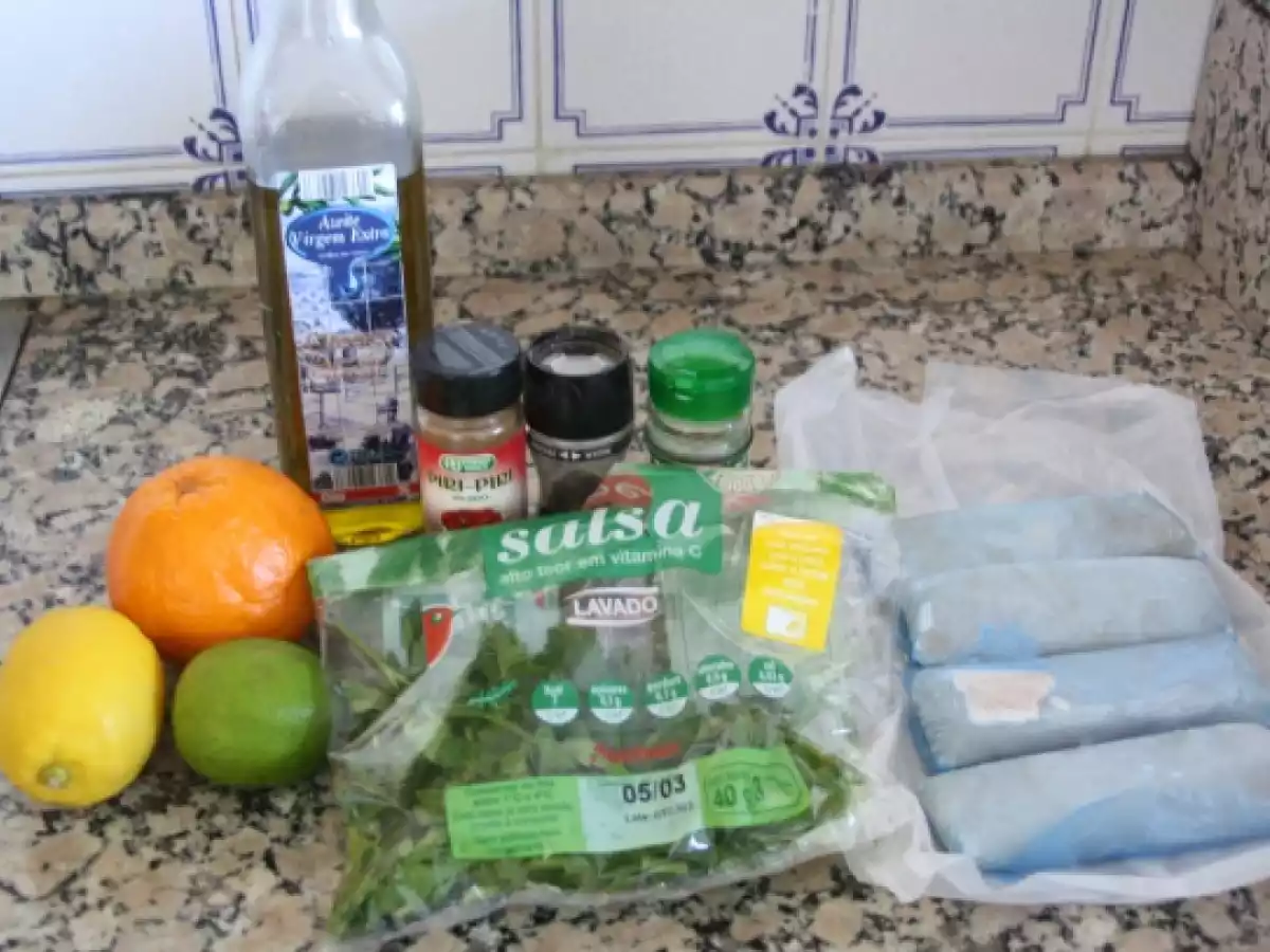 Pescada marinada acompanhada de arroz com legumes - foto 2