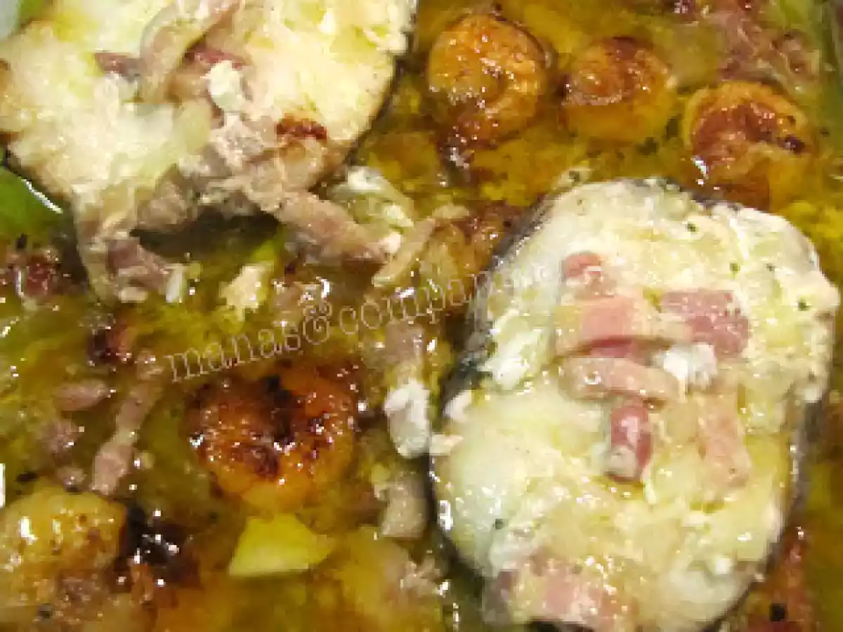 Pescada no forno guarnecida com camarões e coentros (ju) - foto 2