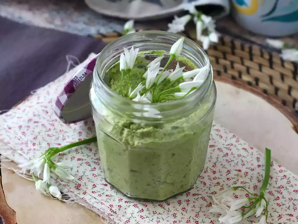 Pesto de alho de urso (selvagem), perfumado e muito saboroso! - foto 3