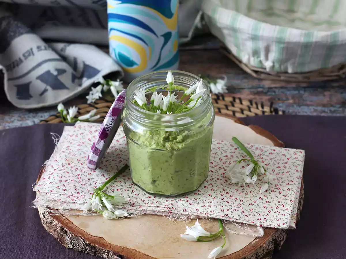 Pesto de alho de urso (selvagem), perfumado e muito saboroso! - foto 6
