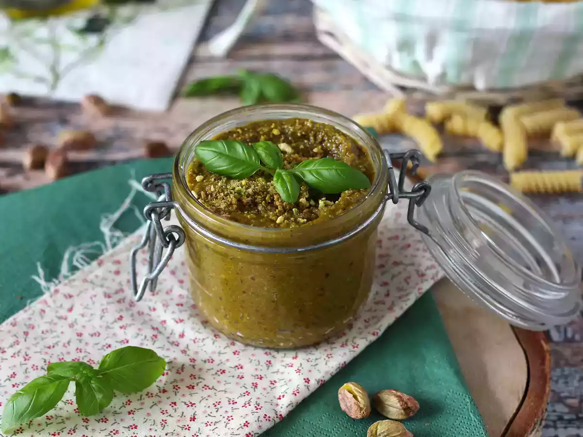 Pesto de pistaches, um molho fácil e saboroso - foto 3