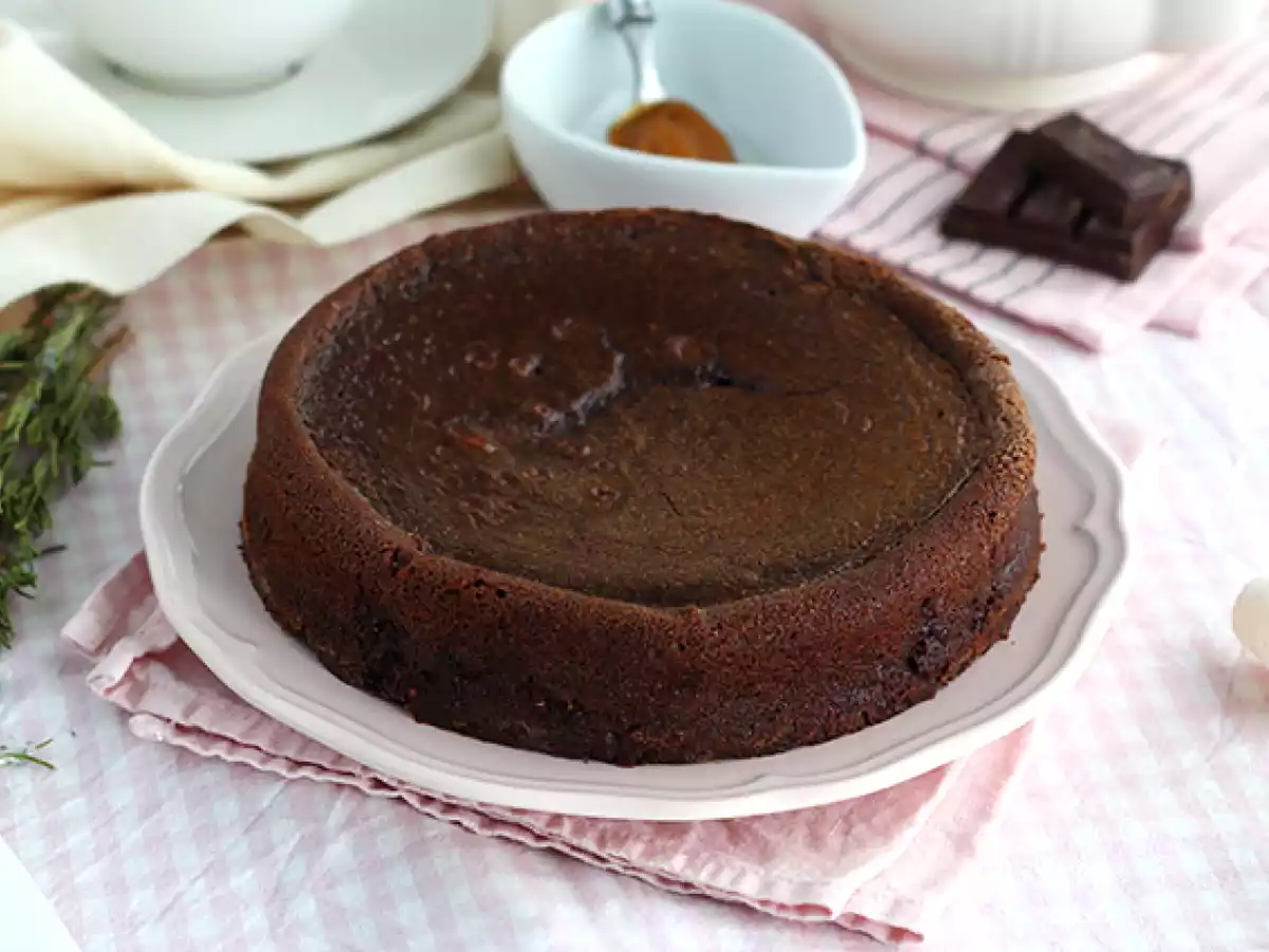 Petit gâteau com caramelo salgado (fondant) - foto 2