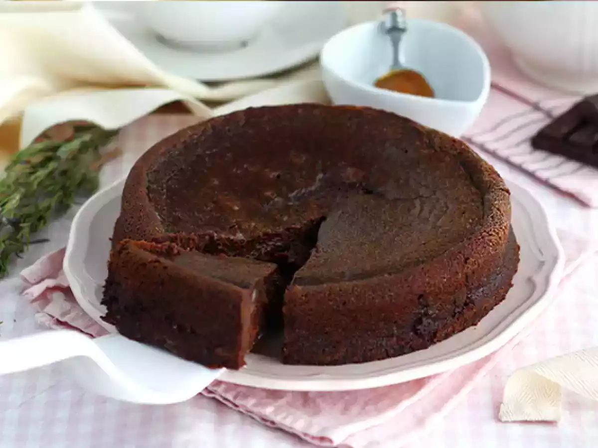 Petit gâteau com caramelo salgado (fondant) - foto 4