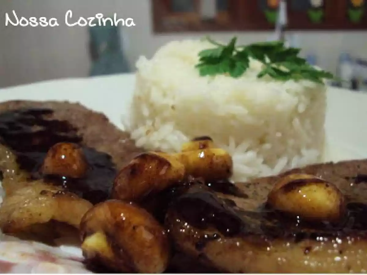 Picanha ao molho balsâmico