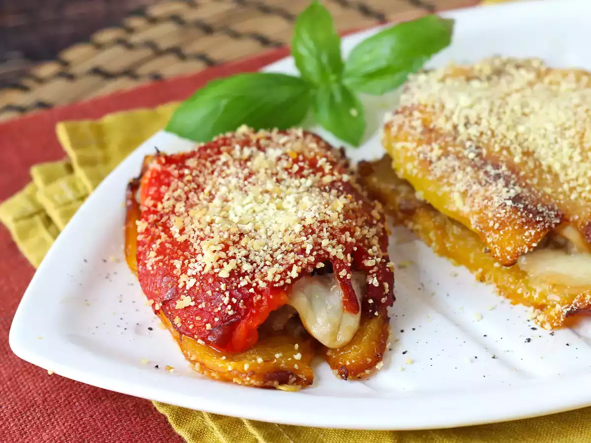 Pimentões Recheados na Air Fryer com Salsicha Fresca e Queijo Gratinado - foto 2