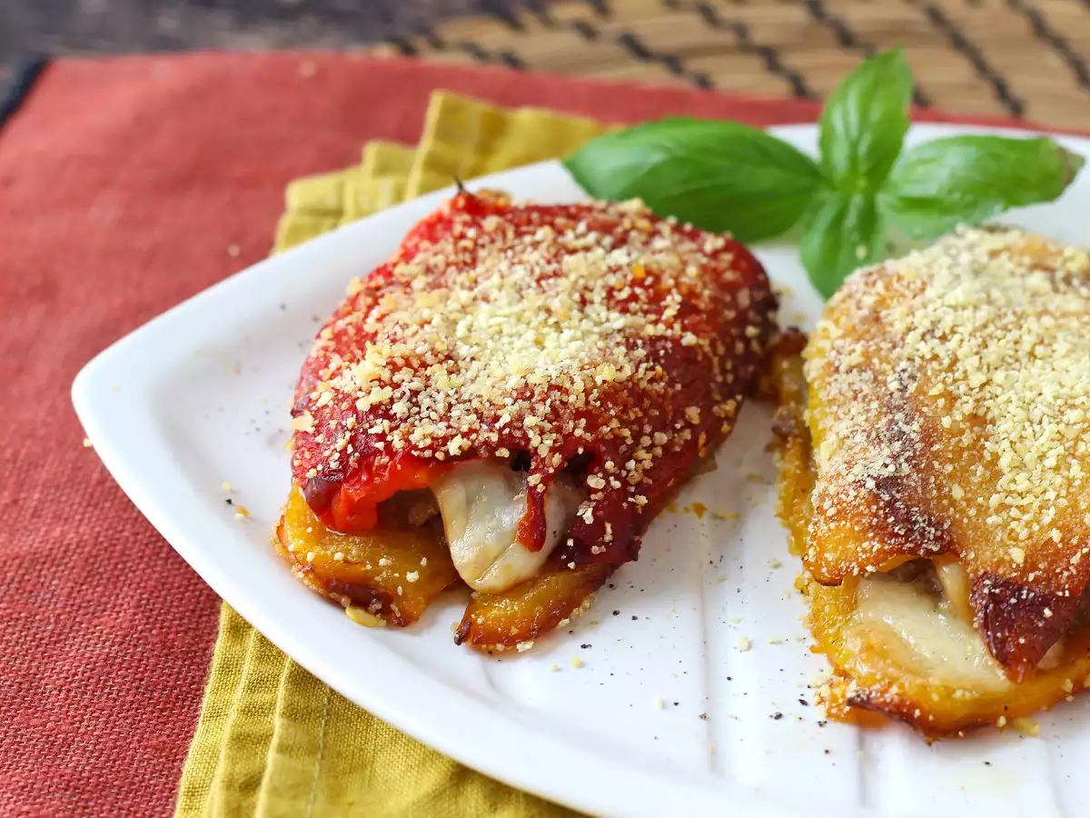 Pimentões Recheados na Air Fryer com Salsicha Fresca e Queijo Gratinado - foto 4