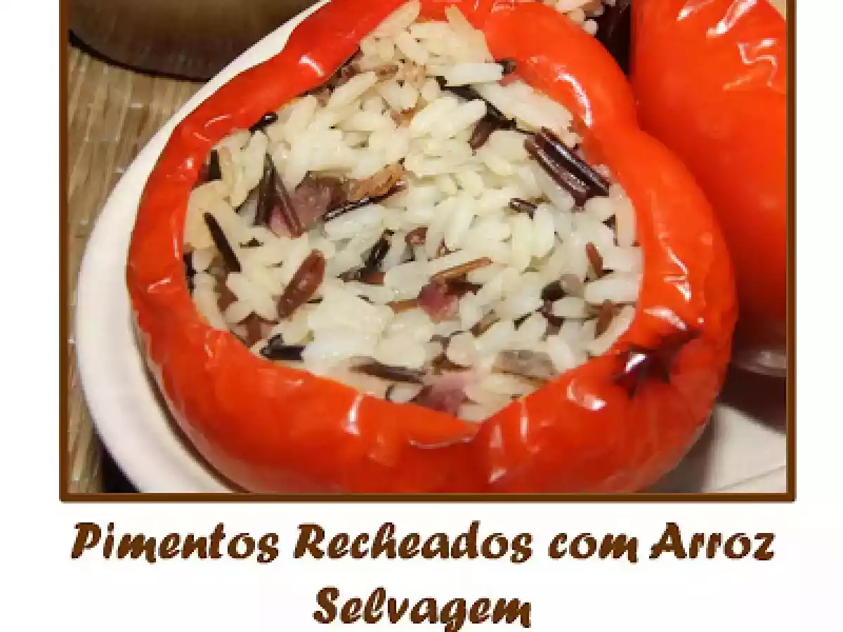 Pimentos Recheados com Arroz Selvagem - foto 2