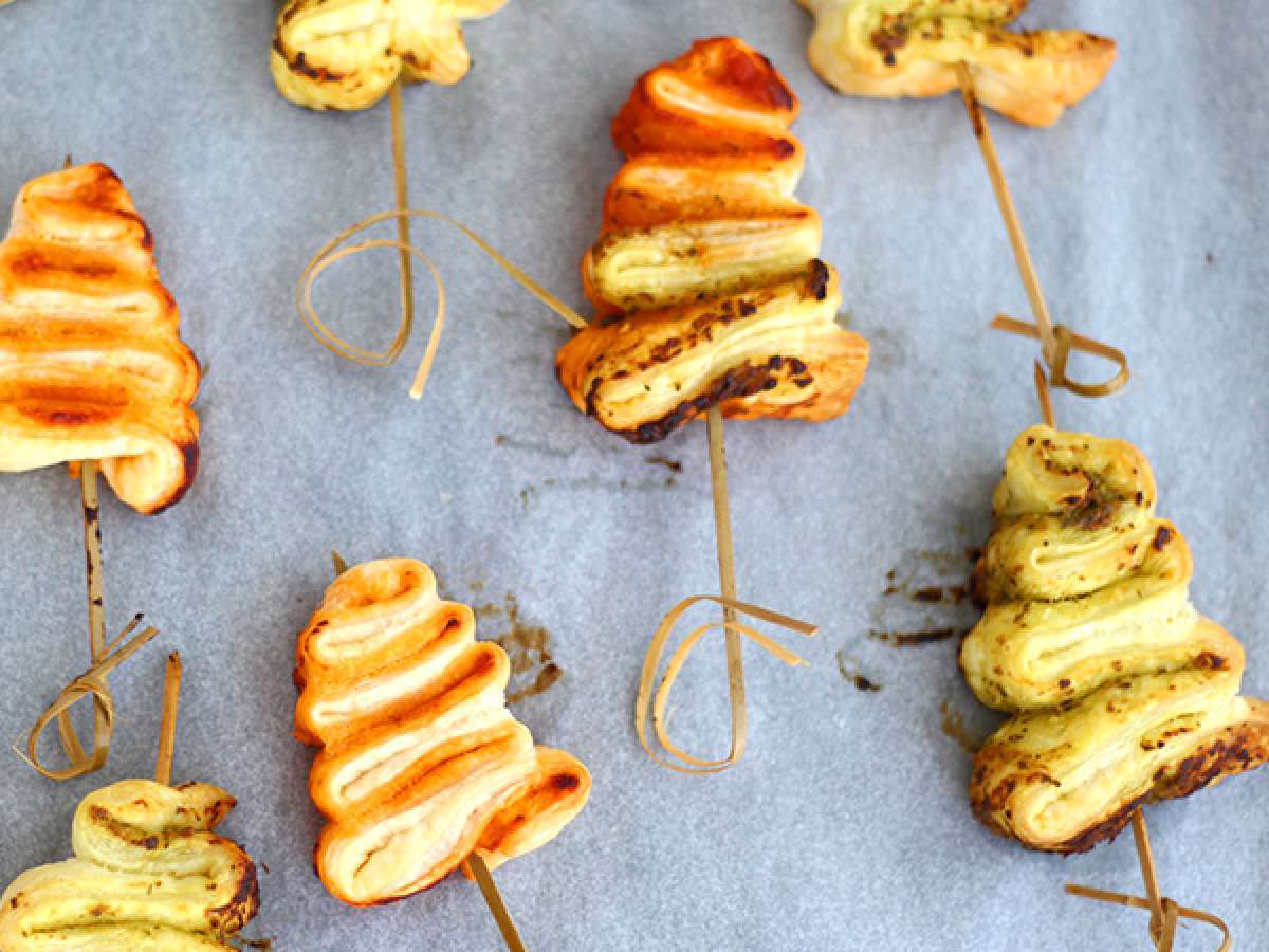 Pinheiros folhados de pesto, foto 3